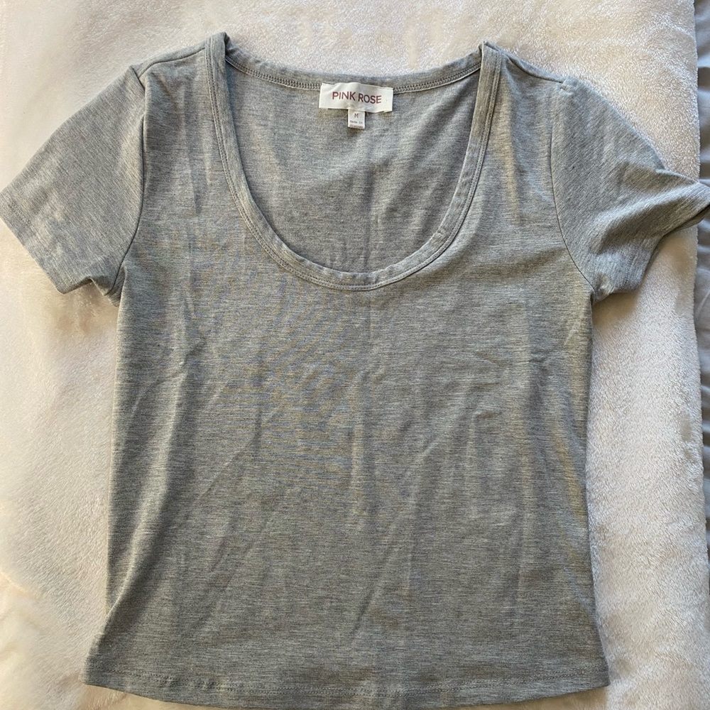 Gray Short Sleeve Tee